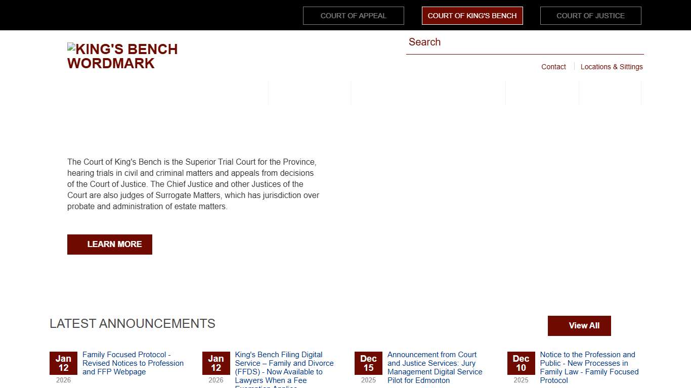 Court of King's Bench of Alberta